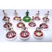 Subbuteo Andrew Table Soccer AS Roma 2020-21 away kit on WSB Professional bases
